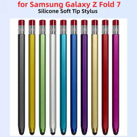 Silicone Soft Tip Stylus for Samsung Galaxy Z Fold 7/ 6/5/4 Rounded Tip Universal Touch Screen Capacitive Pen Without Bluetooth