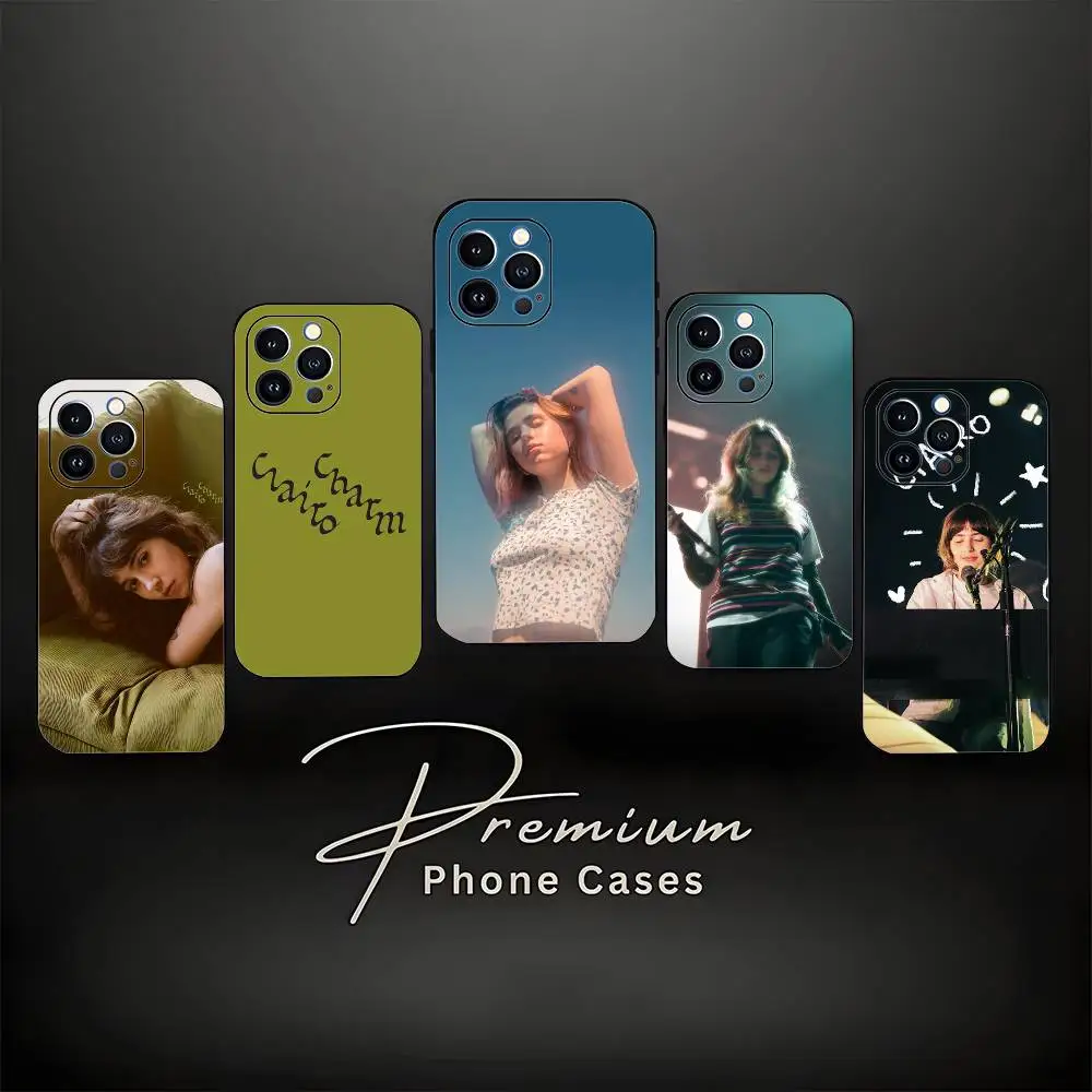 

Clairo Sexy to Someone Phone Case For iPhone 17,16,15,14,13,12,11 ,Pro Max,XS,X,XR,SE,Mini,8,7,Soft Silicone Black Cover