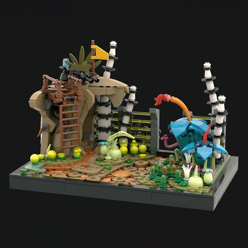 Nieuwe 665 Stuks Beroemde Ster Battle Film Moc Felucia Diorama Model Custom Puzzels Diy Creatieve Ideeën Kinderen Speelgoed Verjaardag Kerstcadeau