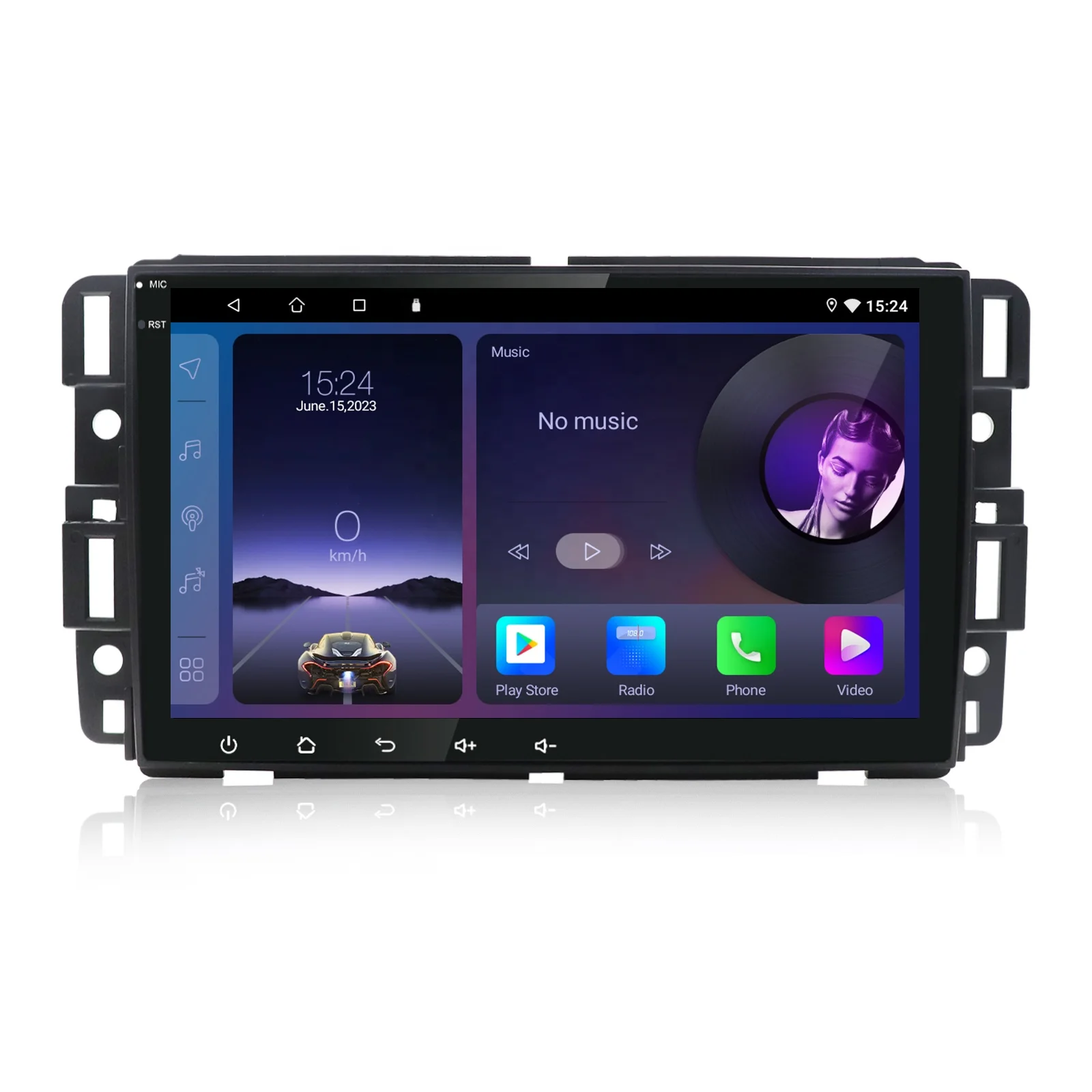 8 Inch Touch Screen 1280*720 for GMC Ram 2GB Rom 32GB/64GB DSP Android Auto Carplay 2 Din Car Stereo Radio