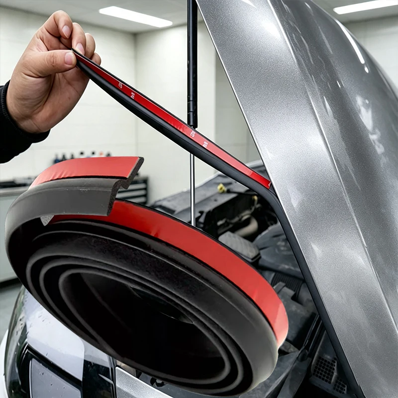 Z Type Car Door Seal Noise Insulation Weatherstrip Sealing Rubber Strip Hatchback Upper Edge Trim Waterproof  Auto Accessories