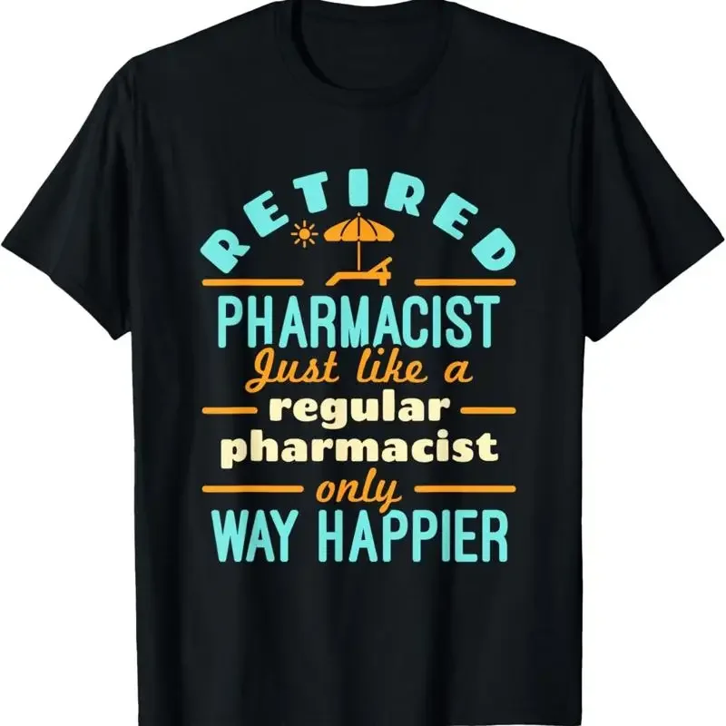 T-shirt pour pharmacien en retraite, pharmacien diplômé en pharmacie, chemin vers une retraite plus heureuse