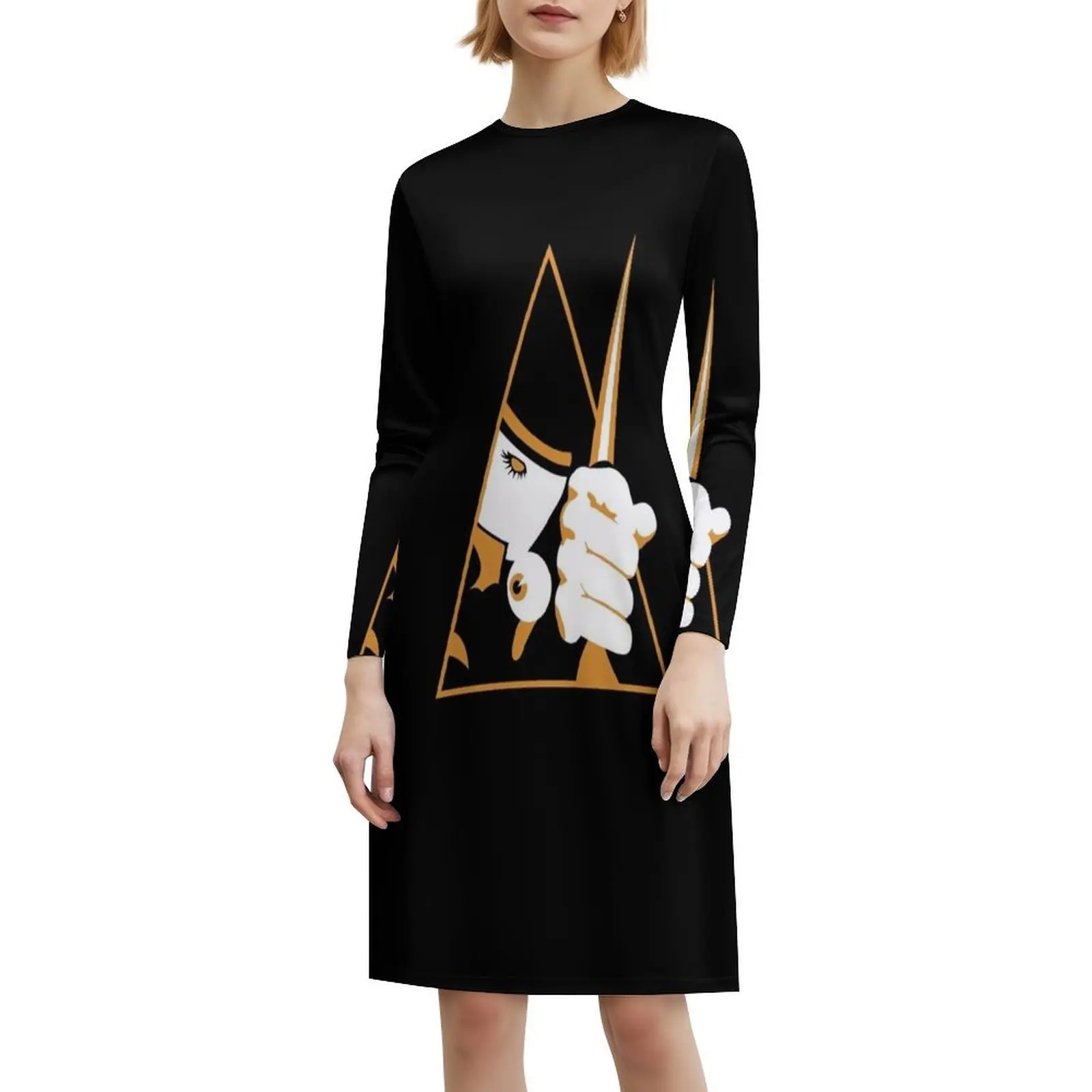 Alex delarge feminino streetwear vestido de festa na moda impressão clube roupas para feminino relógio laranja um relógio laranja feminino