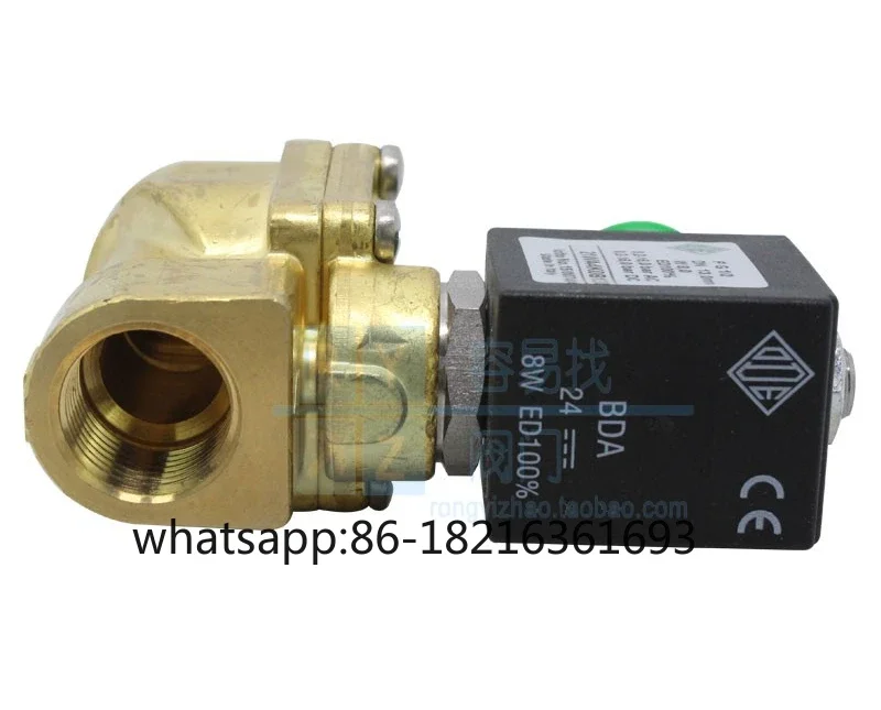 

Normally closed solenoid valve 2-way 21H8KV120 21H8KB120 pilot type 4-way DN15 inlet