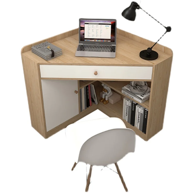 

Corner computer desk bedroom small apartment corner dresser integrated corner makeup table