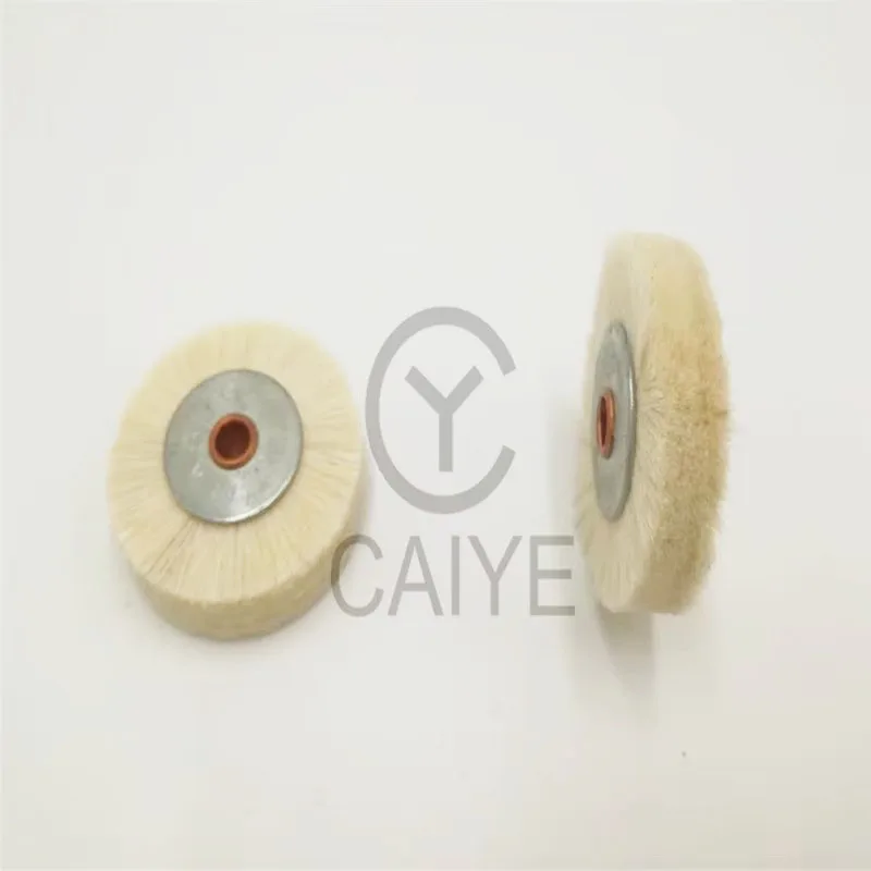 

20 шт., Roland 800, 35X6X14 мм, железное колесо с мягким мехом, детали печатной машины Roland, колесо для бумажной щетки белого цвета