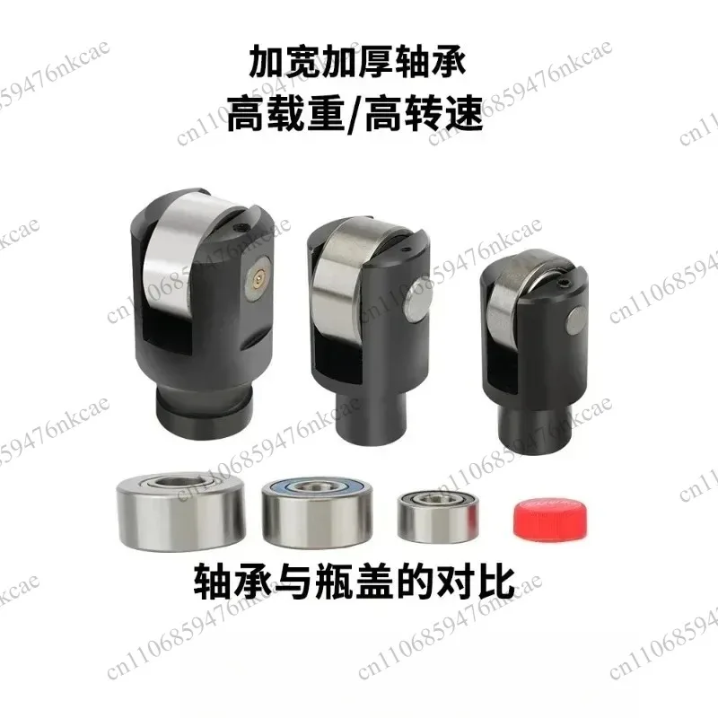 Wear Resistant Lathe Center Frame Roller Bearing Cast Iron Support 1PC For Machine Processing