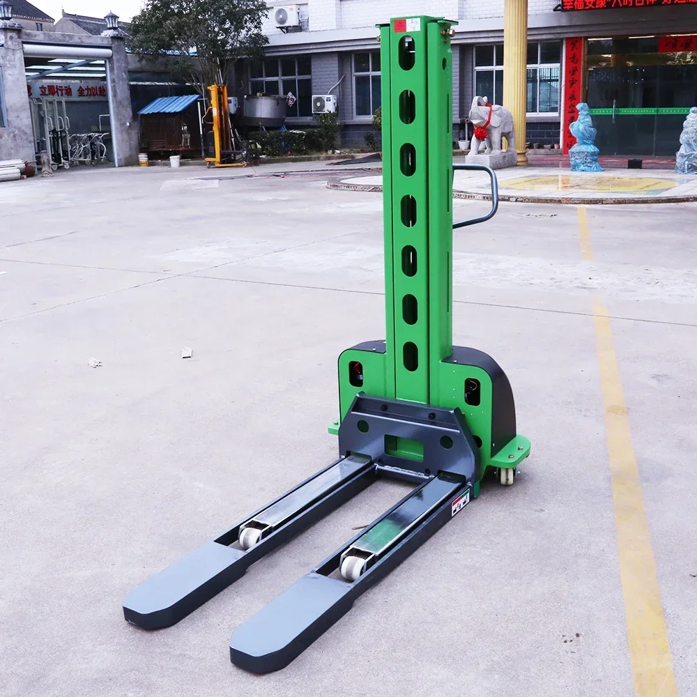 Self Loading Lifting Portable Forklift Electric Stacker semi self stacker