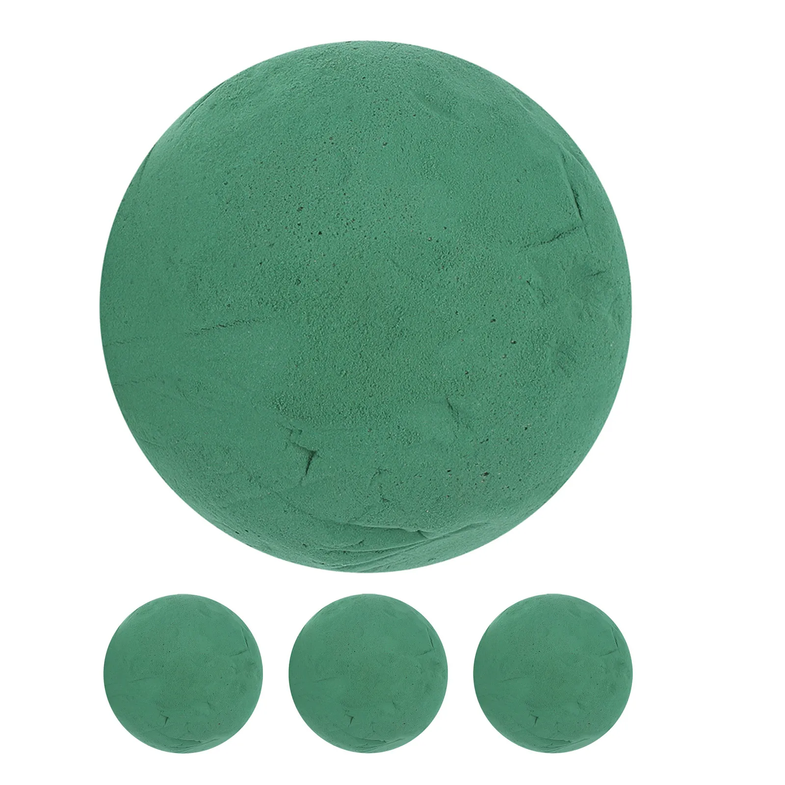 

4 шт. зеленых флористических пенопластовых шаров, большие круглые сферы 15 дюймов, влажные и сухие пенопластовые блоки для свадебных цветочных композиций, декора и рукоделия
