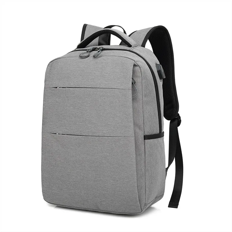 2024 Casual Lightweight Waterproof Black Red Blue Grey A4 14 15.6'' Laptop Women Men Backpack School Travel Bag Mochila M8803