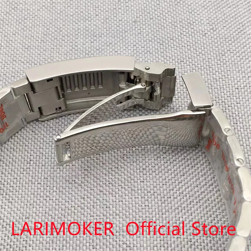 LARIMOKER 40mm NH34A(GMT) dg5833(gmtt) automatický muži hodinky  jubilejní náramek safír sklo