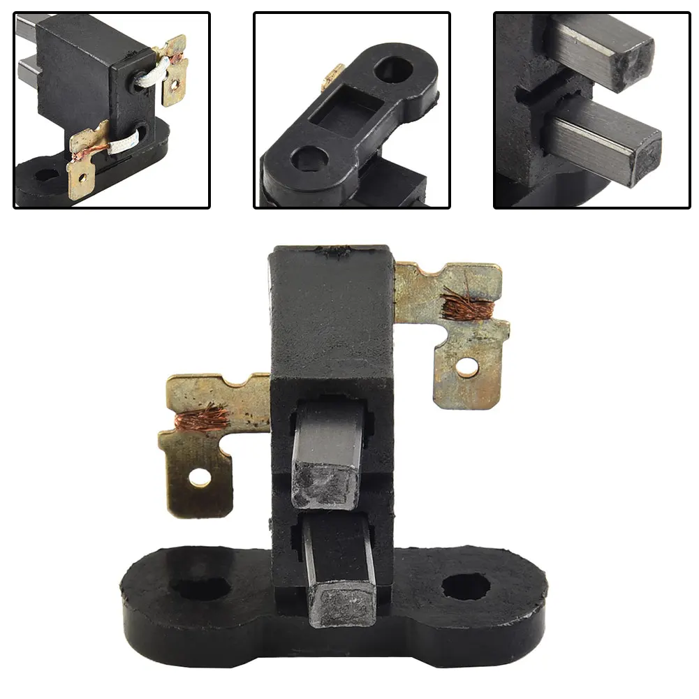 Generator Carbon Brush Assembly for 168F 2KW 3KW and 188F 5KW 8KW Models Featuring Copper Material and Mounting Holder