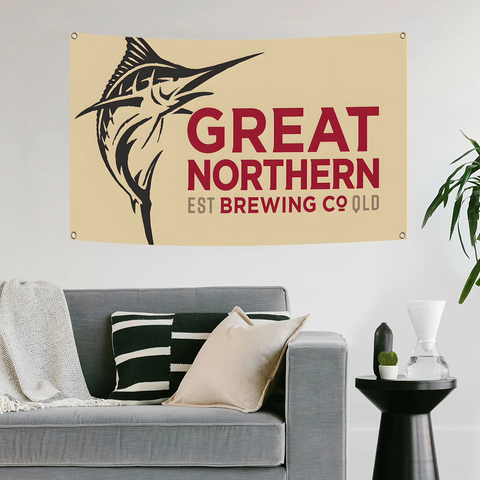 Customize [Perfect for Decor] Durable Polyester Great Northern Beer Flag 3X5 Feet | Printed Banner for Man Caves, Garage Parties