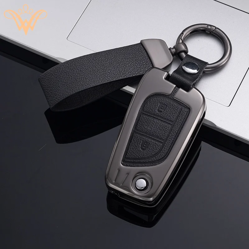 

2/3 Buttons Flip Folding Remote Key Shell For Toyota Levin Camry Reiz Highlander Corolla RAV4 Key Case VA2 Toy48 Toy43