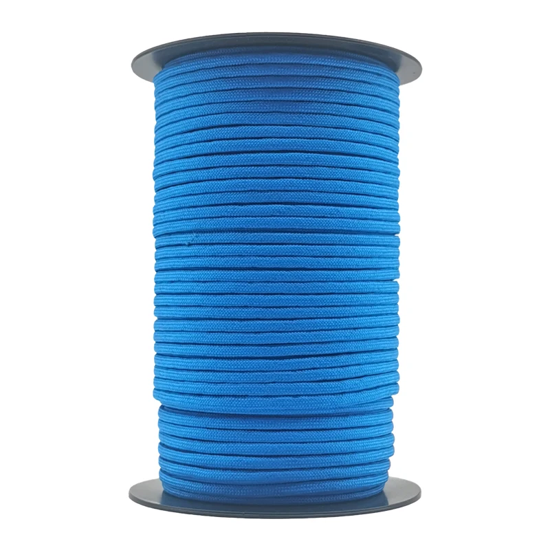 50/100M 7-adriges Fallschirmseil 550 4mm Outdoor Polyester Parachute-Seil Camping Überlebens-Zeltseil Gebündelte Wäscheleine – Detail 11