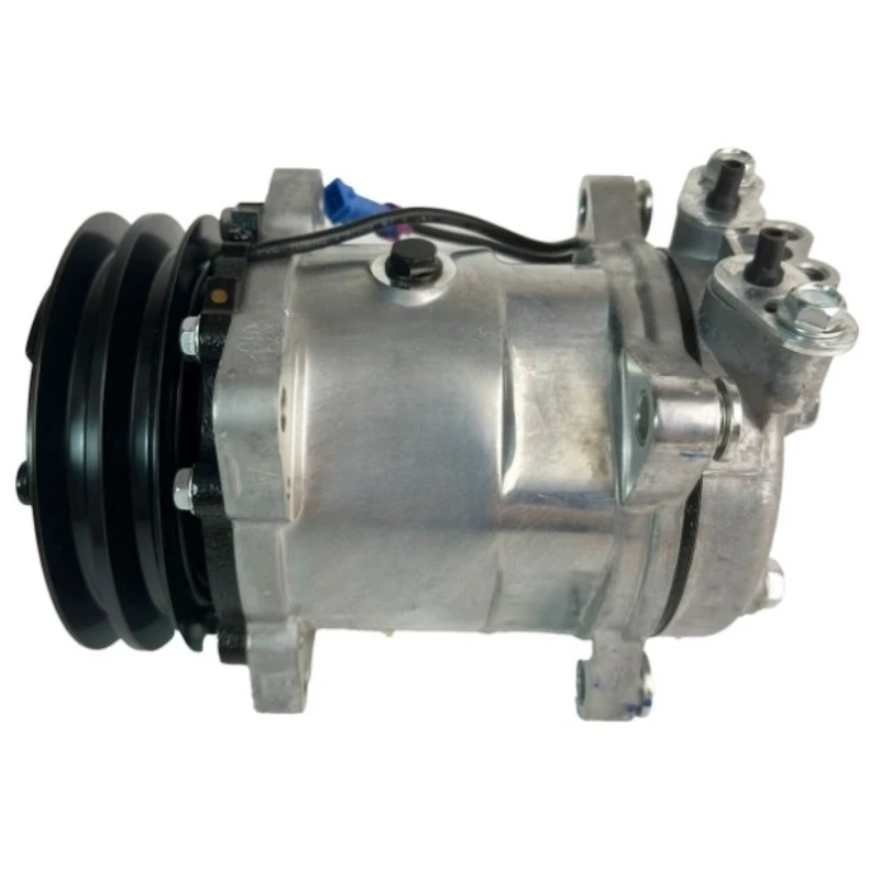 50CN 850H 855N 856 870H Loader AC Compressor, 12V/24V Air Conditioner Pump for Wheel Loader Excavator, A/C Compressor