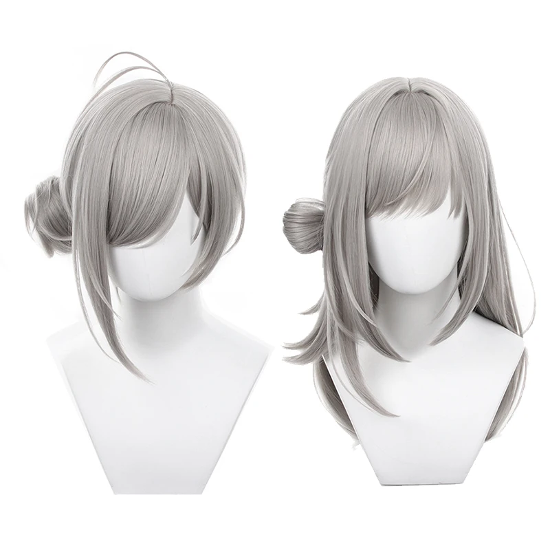 Vertin-Cinza Quente Peruca de Cosplay, Resistente ao Calor, Perucas Sintéticas, Anime, Reverso: 1999