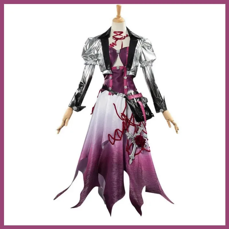 Game Identity V Emily Dyer Dottore Lydia Jones Costume Cosplay Cappotto Abito viola Uniforme Donna Carnevale sexy Halloween Suitx;2'a,