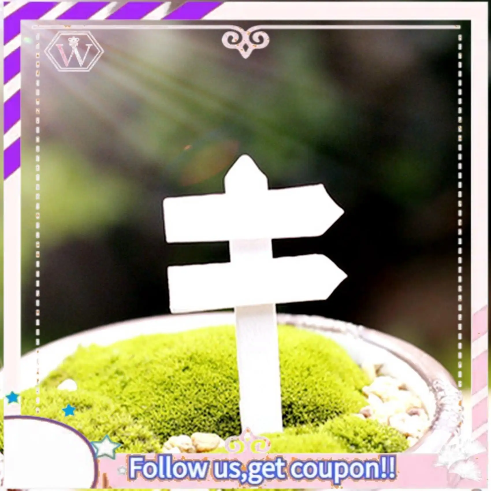 

Y74A-1000PCS Plant Labels Plastic Nursery Garden Tags