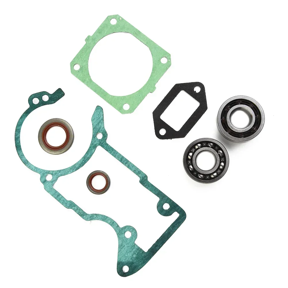 Chainsaw RTS Crankshaft Bearing Kit For Stihl MS440 044 Crank Seal Gasket Case Half Cylinder Base Muffler Gasket