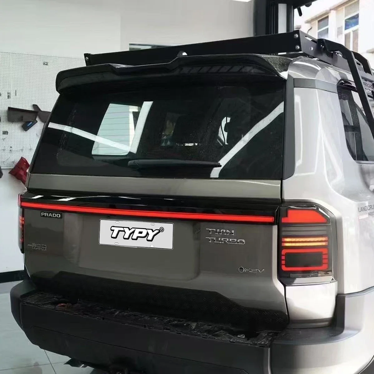 

TYPY новый светодиодный задний фонарь, обновленный, модифицированный для Toyota Prado LC250, задний фонарь 2024-2025, динамический сигнальный задний фонарь, автоаксессуары
