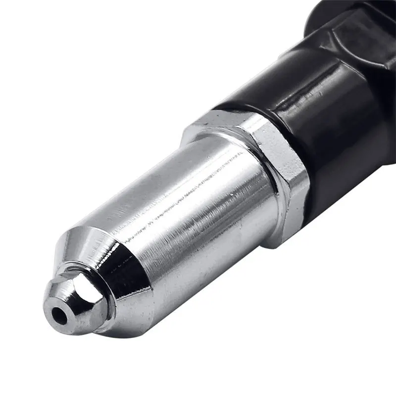 Electric Riveting Gun Adapter 2.4mm-4.8mm Rivet Nut Gun Drill Bit Nozzle Cordless Conversion Connector Power Tools
