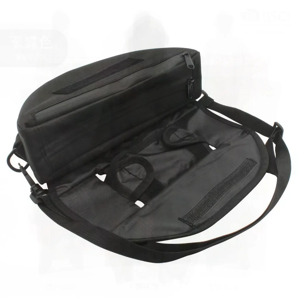 

Multifunctional Waterproof Dragon Bag Tool Kit for Motorcycles Handlebar 10L Mobile Phone GPS Storage Bag Black PVC