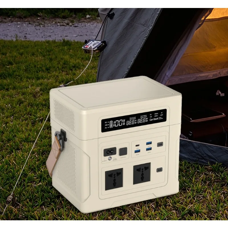 1000 watt outdoor power bank, exquisite camping, power accompanying, farewell adapter