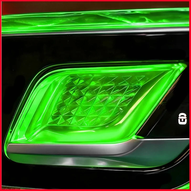 メルセデスベンツc-e-glc-sクラスw206-w214-x254車用インテリアドアボウルダイヤモンドステッカーアンビエントライト改造アクセサリー