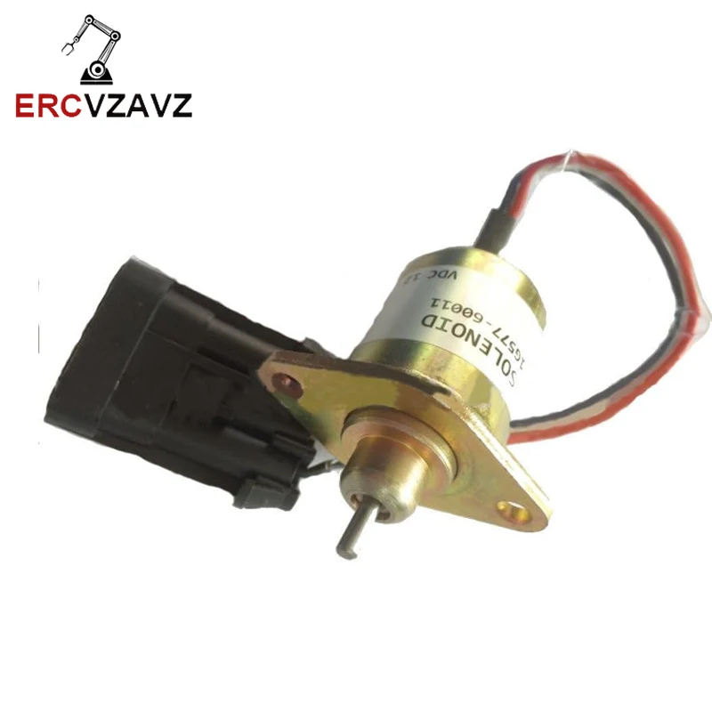 1G577-60010 1G577-60011 6689034 2536022   Katup Solenoid Berhenti 12V untuk Bobcat S330 A300 S750 S770 S850 T750 T770 A770 T870 T250
