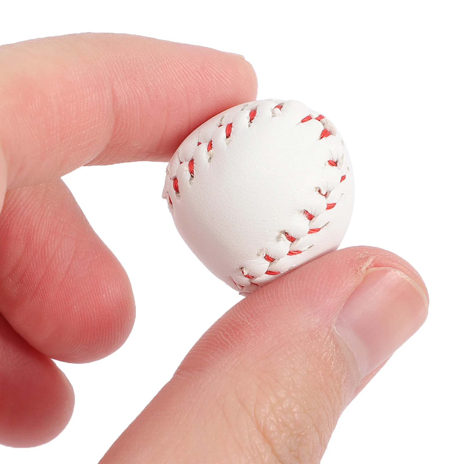 

2Sets Mini Baseball Kit Each Set Includes Glove Bat Miniature Sports Balls Bag Decoration Keychain Supply Festival