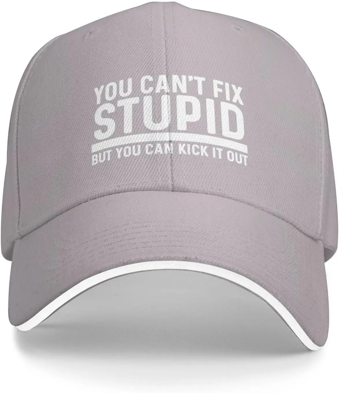 You Can't Fix Stupids But You Can Kick It Out Cap for Men Baseball Cap Cool Hats