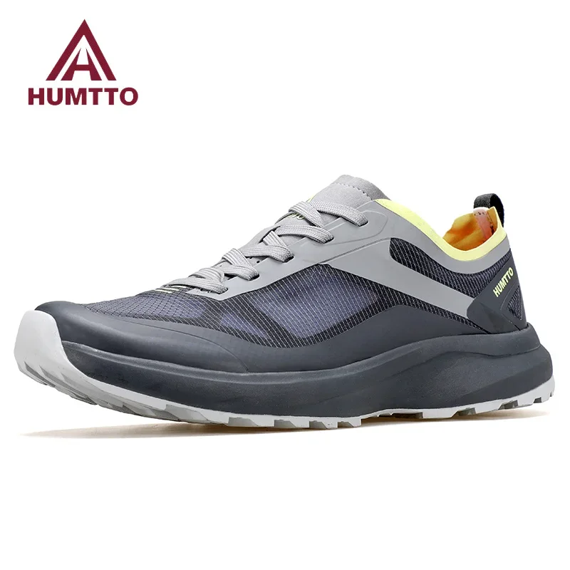 

HUMTTO Shoes for Man 2024 Brand Breathable Running Sneaker Men's Summer Luxury Designer Trainers Light Black Casual Sneakers Men