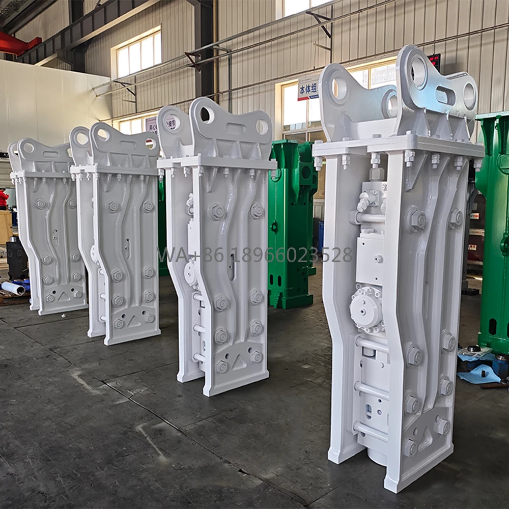 Martello demolitore idraulico di tipo superiore HB20G Martello demolitore di roccia di tipo aperto per escavatore con minipala da 18-26 tonnellate