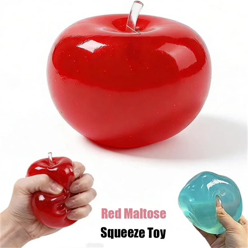 Ocean Shell Apple Shape Slowly Rebound Maltose Squeezed Toy Explosive Kneading Decompression Pink Red Sky Blue Stress Ball Gifts