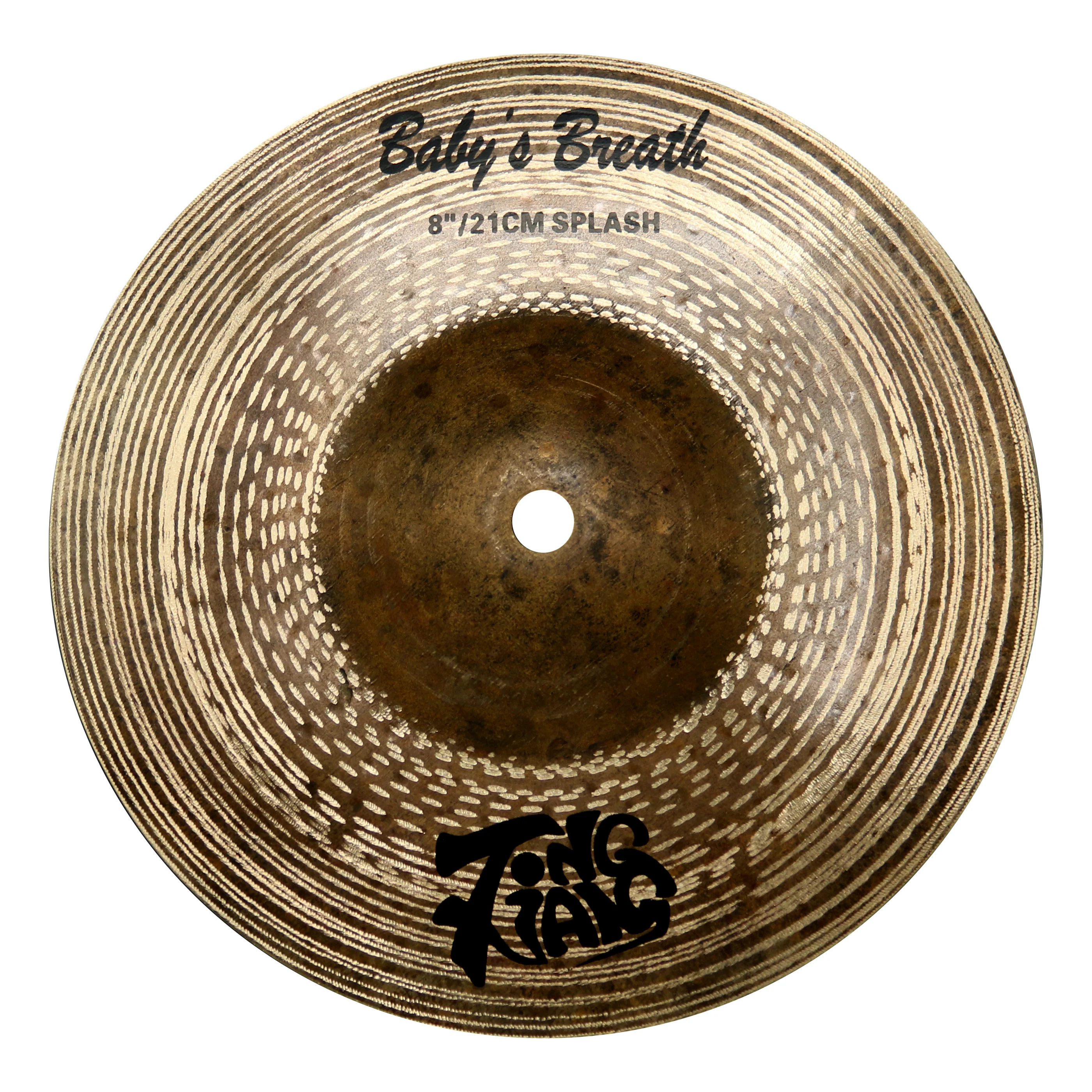 شعبية اليدوية B25 الصنج الطفل سلسلة التنفس 8 "الصنج سبلاش لمجموعات الطبول