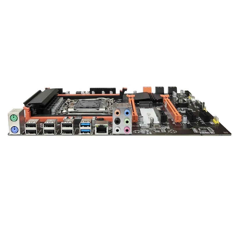 X99 Desktop Motherboard +SATA Cable+Switch Cable+Baffle LGA2011-V3 M.2 NVME NGFF Support DDR4 4X16G Replacement