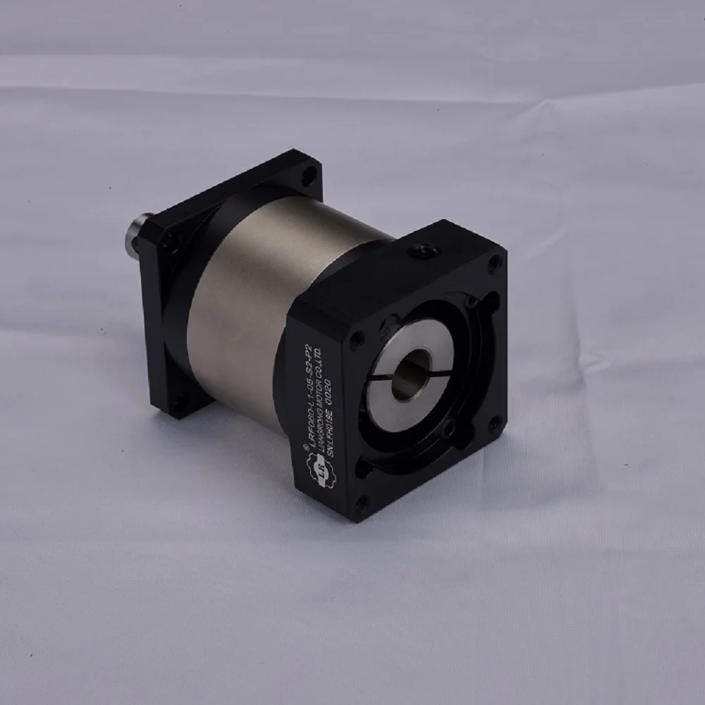 LRF60 Typ Planeten Minderer von Verhältnis 16/20/25/32/40/50/70:1 und Hohe Präzision für Nema 24 Stepping Servo Motor