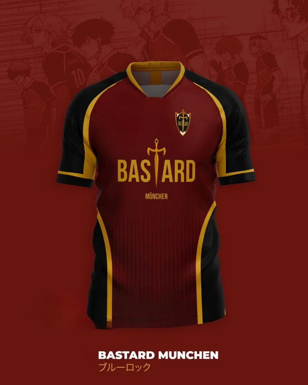 قميص مايكل كايزر باستارد مونيخ الجديد مطبوع ثلاثي الأبعاد، تي شيرت بلو لوك أنيمي للرجال والنساء سريع الجفاف. #2