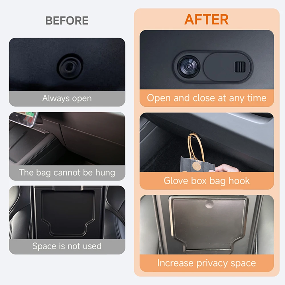 Für Tesla Modell Y Wacholder Zubehör Lagerung Box Set Verstauen Aufräumen Lagerung Box Mülleimer für Modell Y Wacholder 2025 2026 – Detail 20