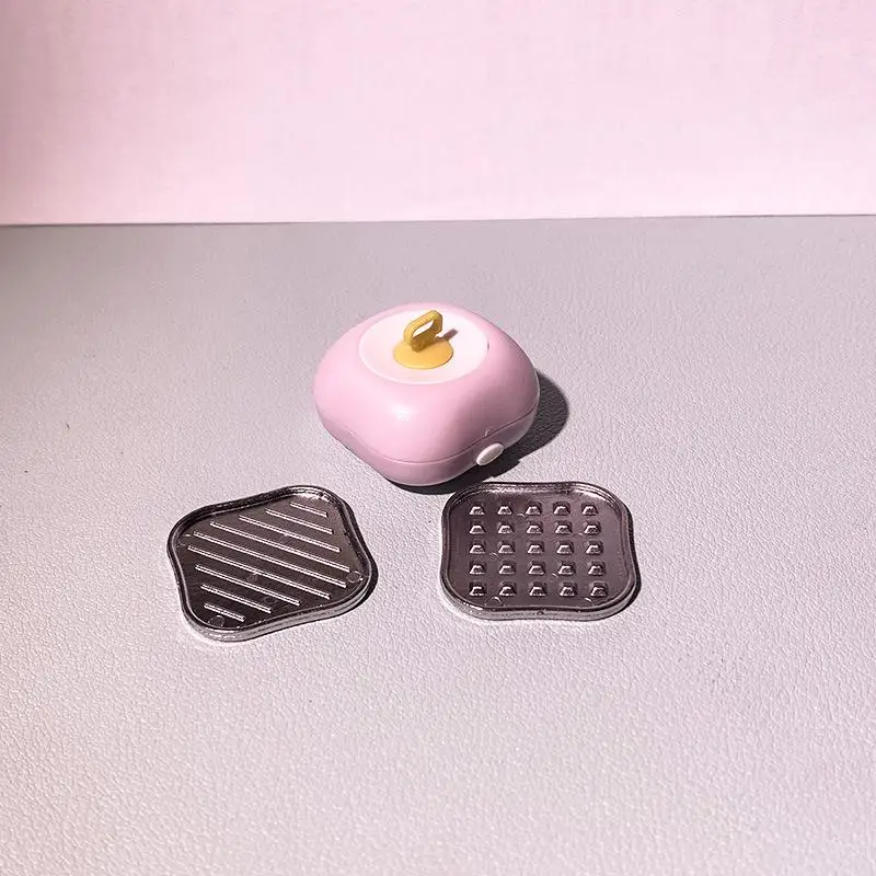 1 Set 1/12 Scale Simulation Miniature Egg Fryer Dollhouse Mini Frying Machine Kitchen Cooking Toy For Doll Accessories