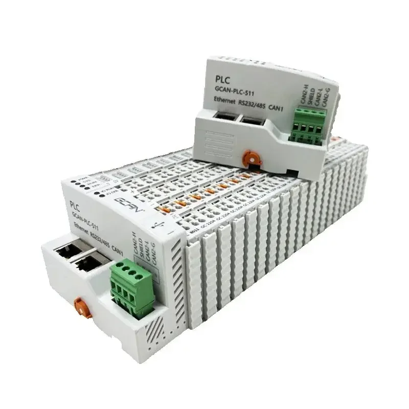 GCAN PLC Codesys Scalable CANopen Modbus Remote IO Module Digital Analog Input and Output Controller