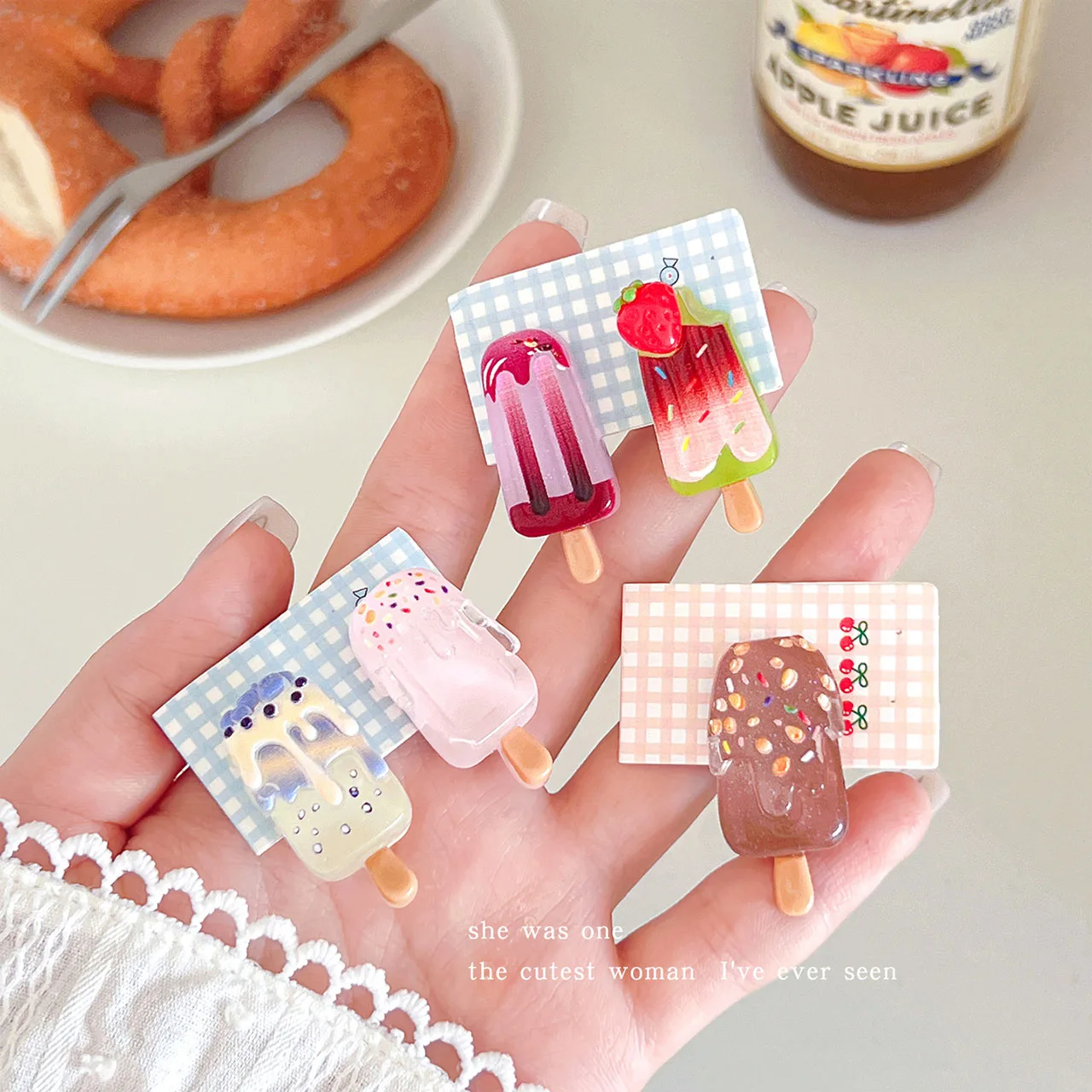 

5 шт./компл. креативные заколки для волос милая маленькая девочка милые заколки на леденцах мини-заколки детские аксессуары для волос головные уборы