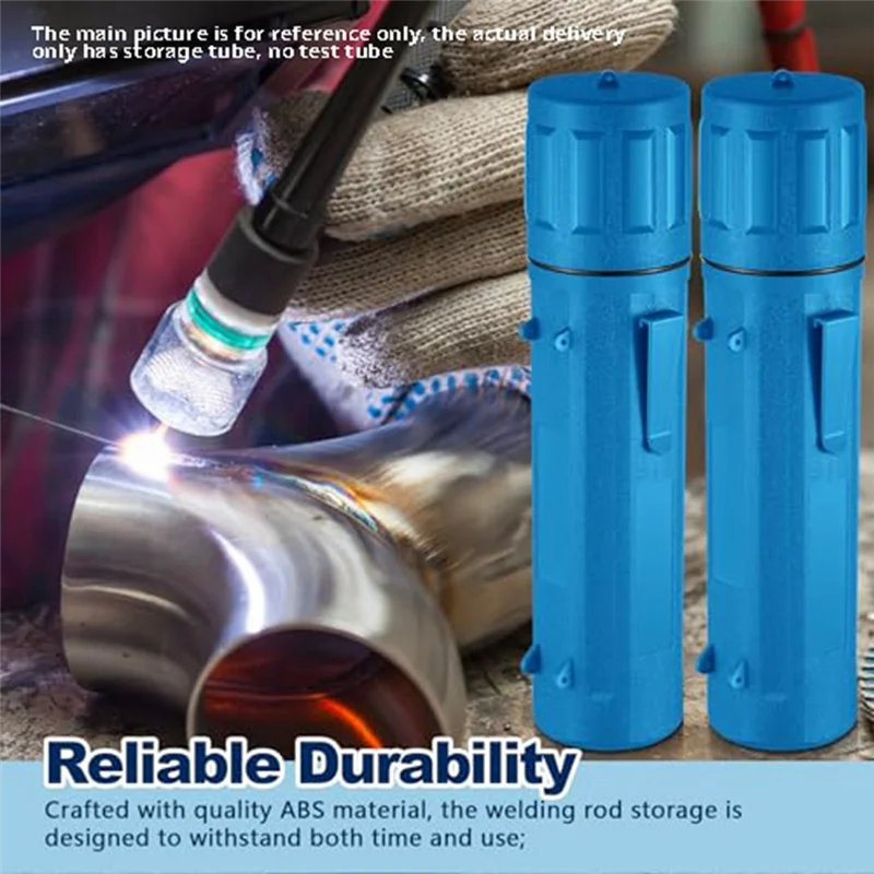 A74I-4 Pcs Electrode Rod Storage Tube 14 Inch Welding Rod Storage Airproof Welding Rod Container Waterproof