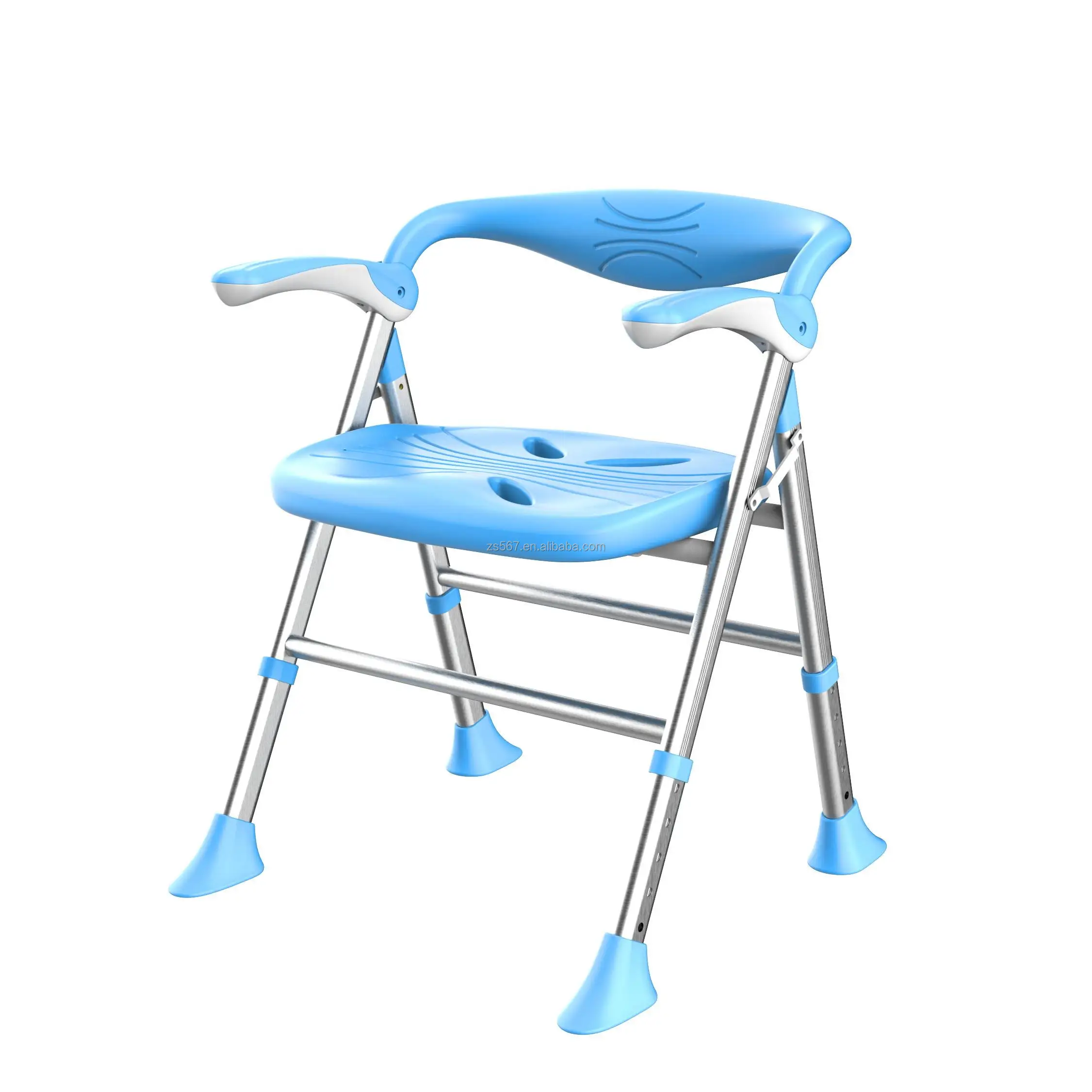 Kursi Mandi Kamar Mandi Lipat Ringan Anti Selip Dengan Sandaran Untuk Lansia