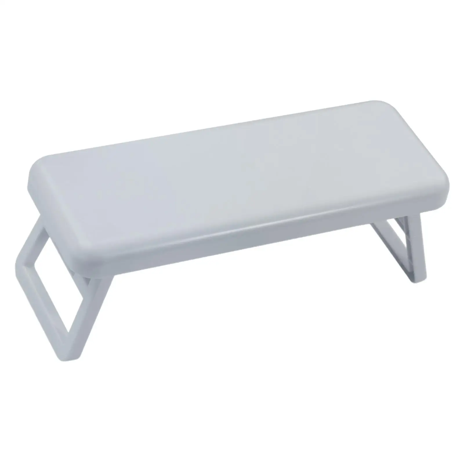 Manicure Hand Rest with Soft Nail Mat Foldable Raised Base Non Slip Desk Pillow for Nail Art Materials and Accessories