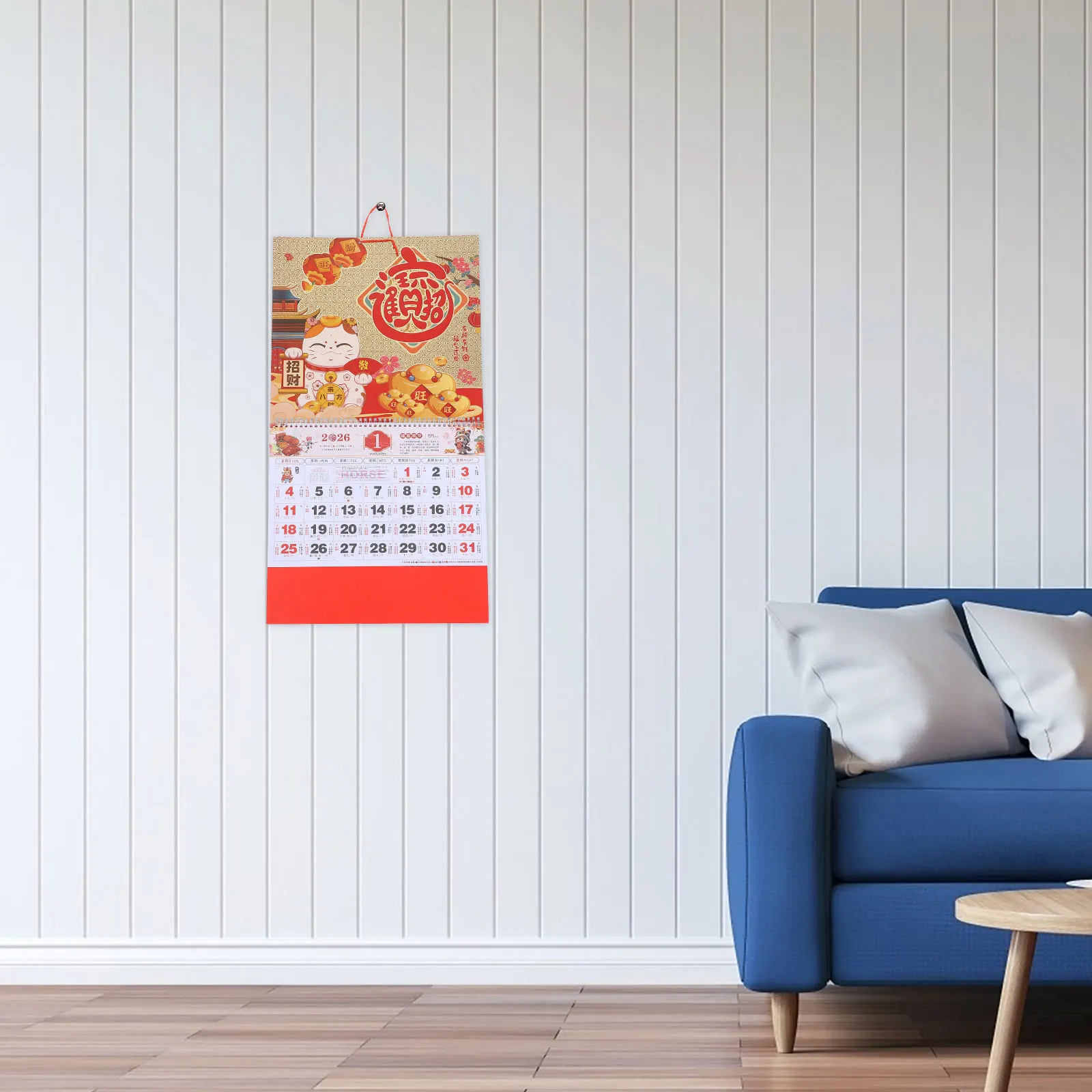 

2026 Year Of The Horse Wall Calendar Chinese Lunar Daily Planner For Home Office Traditional Zodiac Hanging Calendar Paper Print