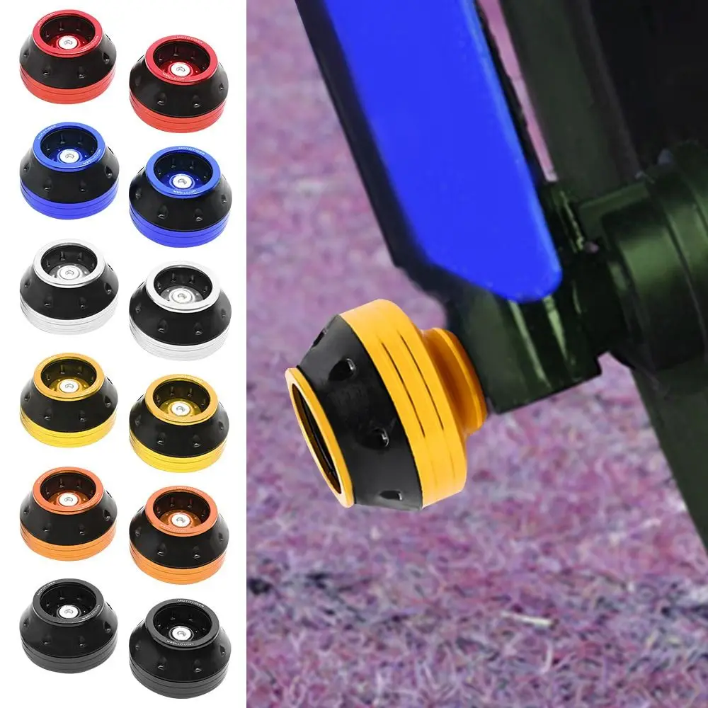 دراجة نارية سكوتر كهربائي الملحقات سبائك الألومنيوم المنزلق الكؤوس امتصاص الصدمات مكافحة تحطم حامي منصات الحماية