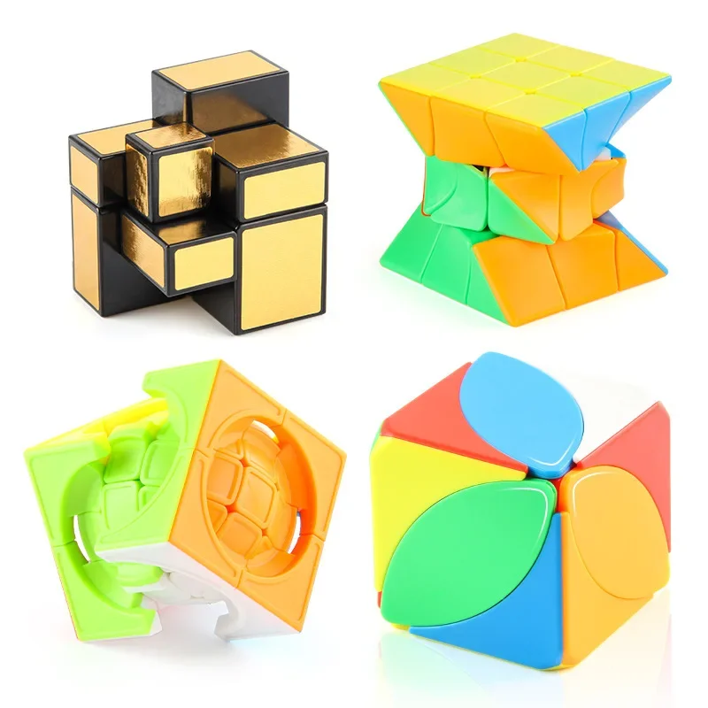 Cube magique de vitesse torsadé coloré pour enfants, cube de développement de l'intelligence professionnelle, jouet de puzzle