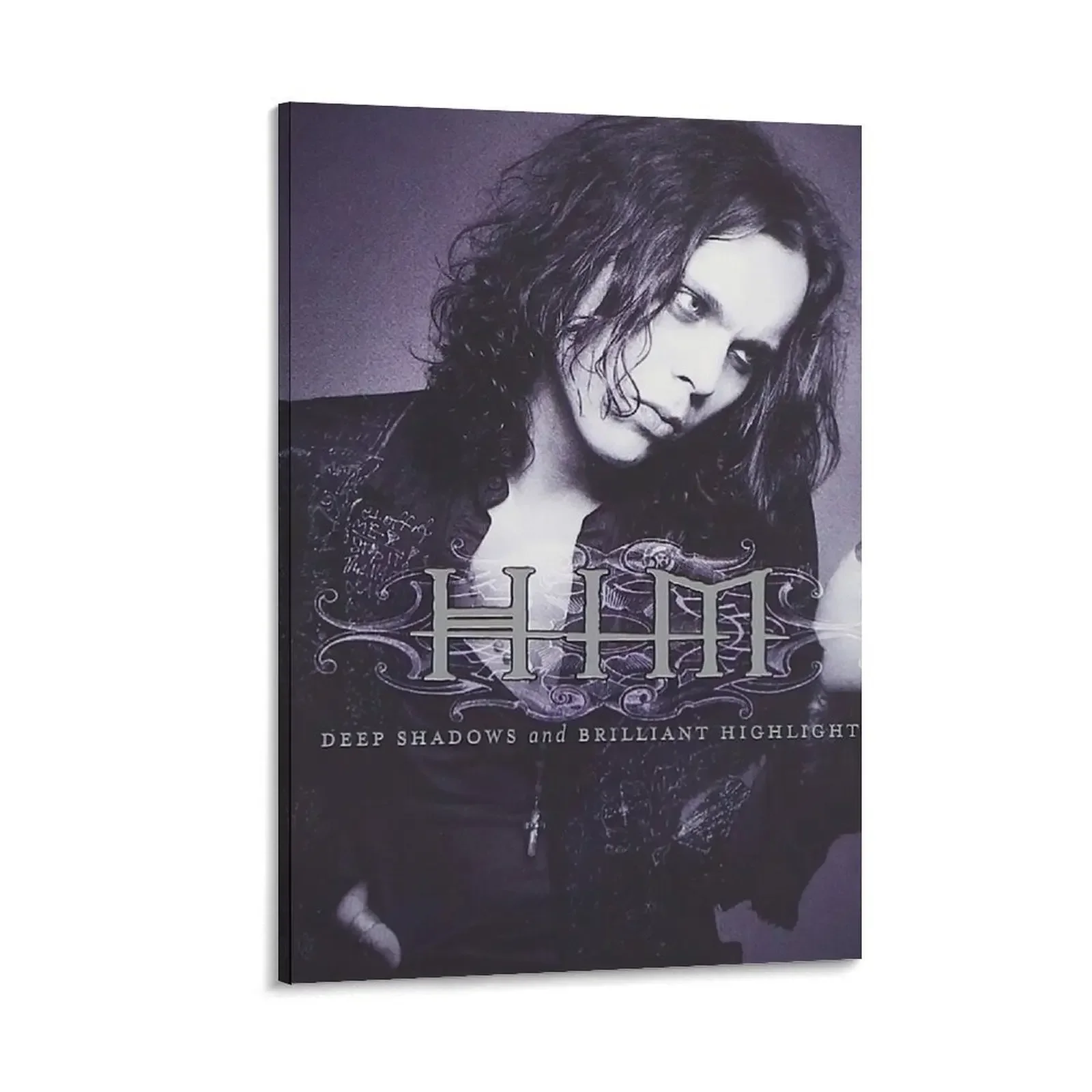 

Him band deep shadows and brilliant highlights cover Heartagram Ville Valo Canvas Painting bedroom decoration bedroom decor